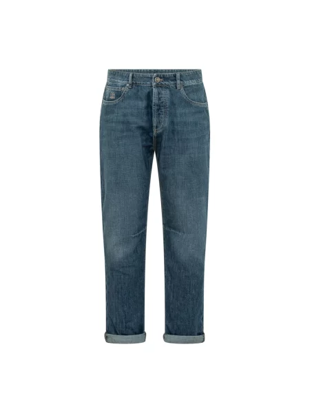 Jeansy Brunello Cucinelli niebieskie