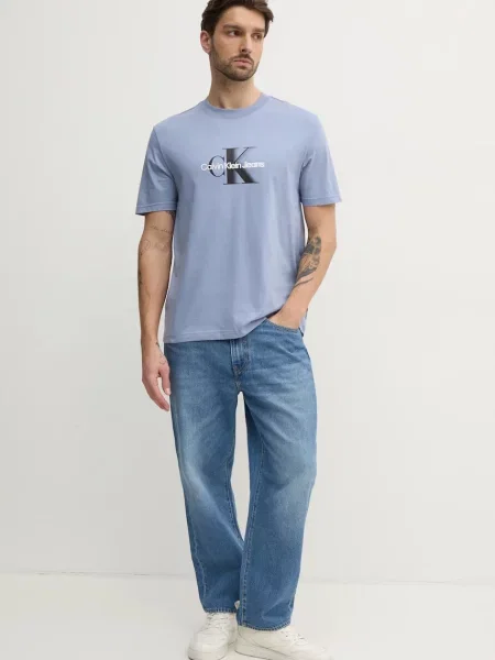 Calvin Klein Jeans tričko modré
