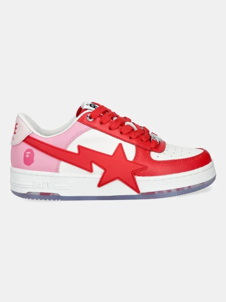 A Bathing Ape sneakersy BAPESTA OS L czerwony