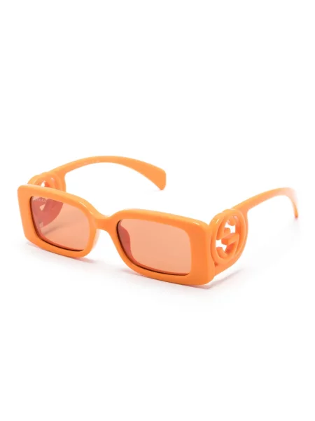 Okulary przeciwsłoneczne Gucci Eyewear pomarańczowe