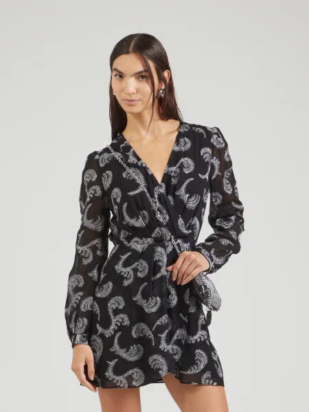 The Kooples Rochie / argintiu negru