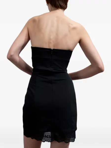 Rochie mini Viktoria & Woods din dantelă negru