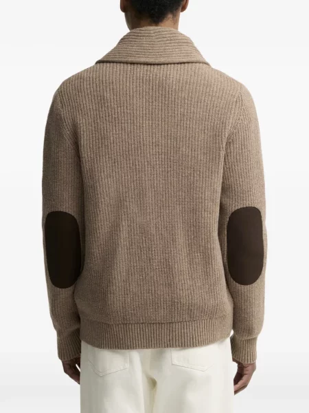 Gulerat cardigan Barbour maro
