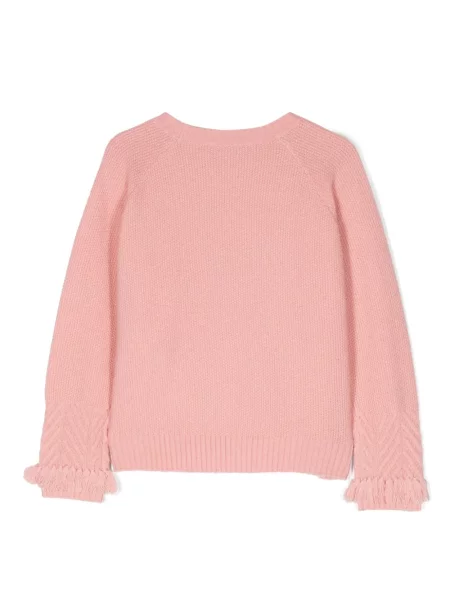 Sweter dziecięcy Il Gufo różowy