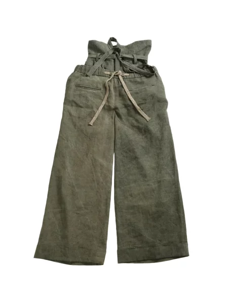 Pantaloni palazzo Ziggy Chen verde