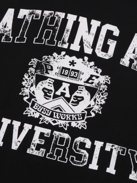 Tricou A Bathing Ape® cu imagine negru