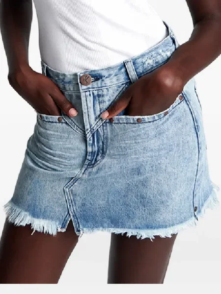 Mała mały spódnica mini One Teaspoon niebieska