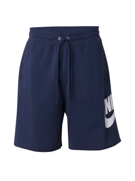 Nike Sportswear Pantaloni CLUB ALUMNI bleumarin alb