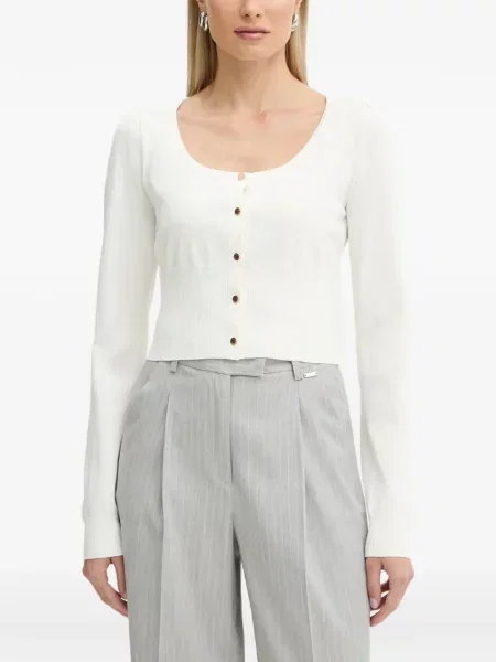 Cardigan Fracomina alb