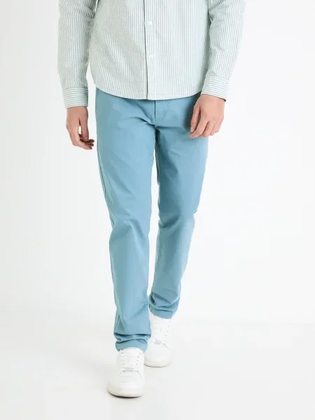 Pantaloni chino Celio albastru