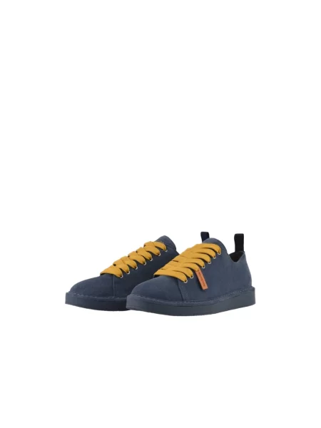 Sneakersy Panchic skórzane niebieskie