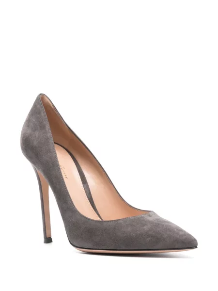 Pantofi cu toc Gianvito Rossi gri