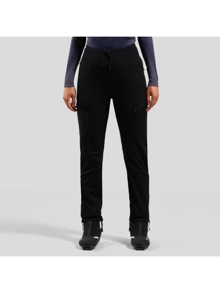 Spodnie wiatroodporne ODLO Zeroweight Windproof X Warm Pants Regular czarne