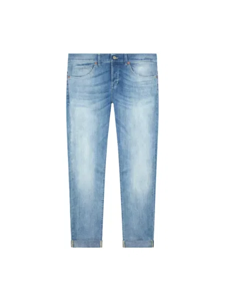 Skinny jeansy Dondup niebieskie