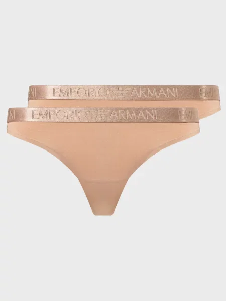 Труси Emporio Armani бежеві