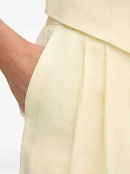 Pantaloni scurți Benetton de in galben