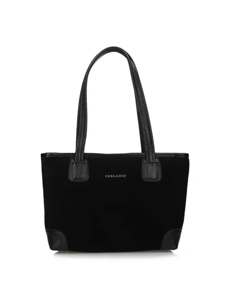 Замшевая сумка Toscanio черная