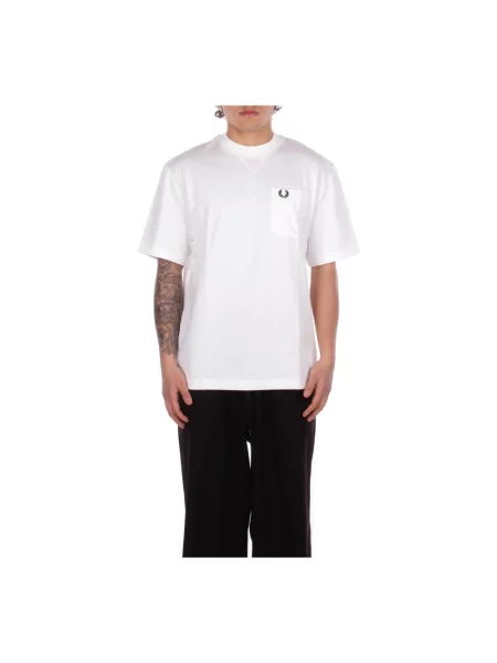 T-shirt Fred Perry Pocket Detail T-Shirt White M biała