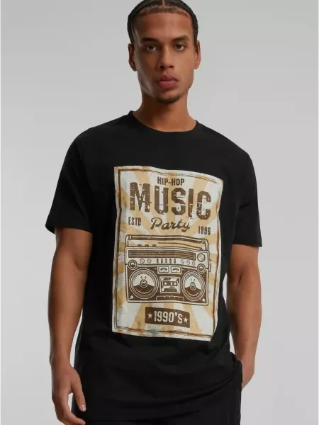 Koszulka Mister Tee retro czarna