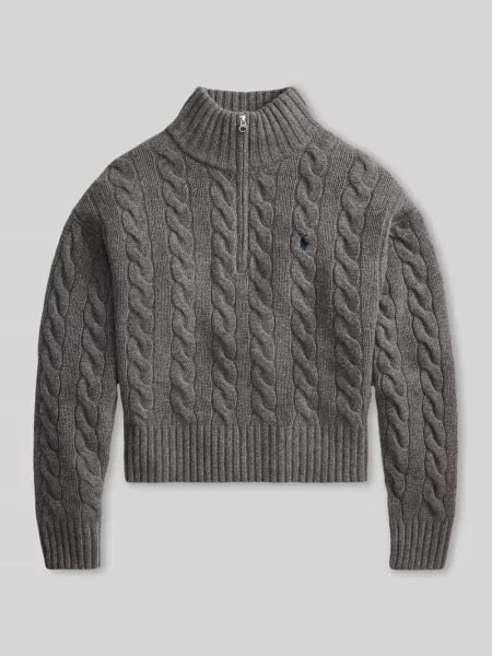 Sweter Polo Ralph Lauren szary