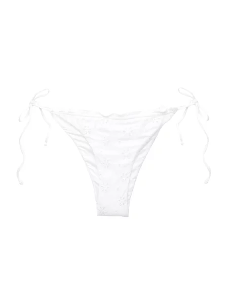 Pull&Bear Slip costum de baie alb