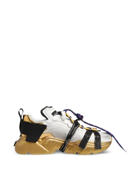 Sneakerși Dolce & Gabbana Daymaster cu autograf alb