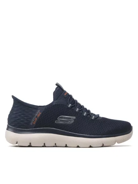 Sneakersy Skechers niebieskie