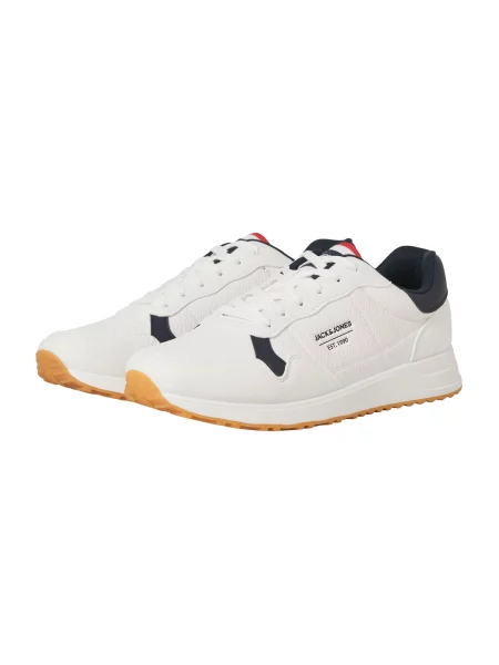 JACK & JONES Nízke tenisky JFWBEECH námornícka modrá / červená biela