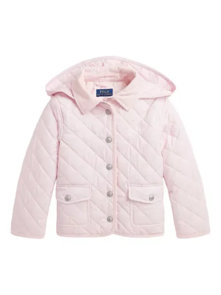 Kurtka dziecięca Polo Ralph Lauren różowa