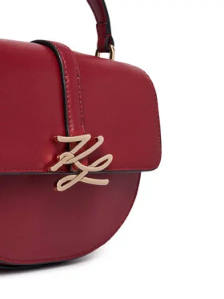 Karl Lagerfeld Torba preko ramena trešnja crvena
