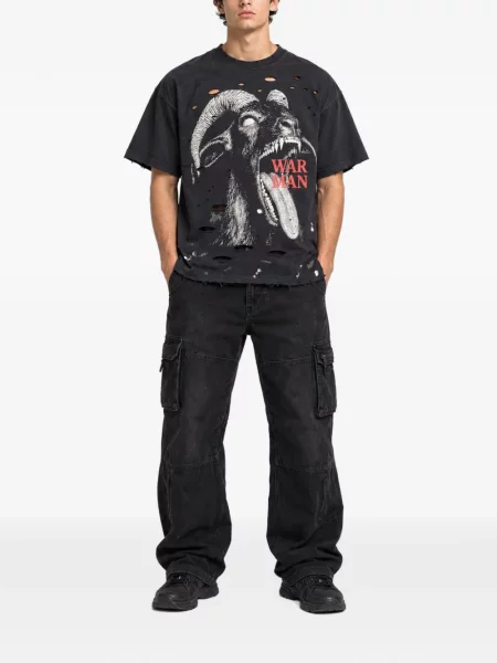 Tricou Warman zdrențuiți negru