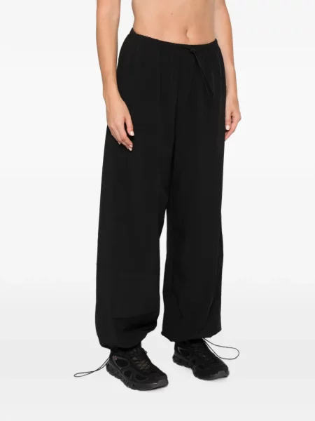 Pantaloni Calvin Klein alergare cu cordon negru