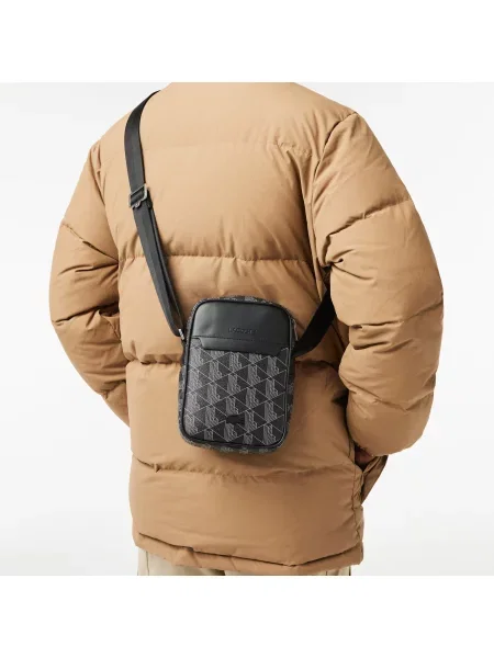 Сумка через плечо Lacoste черная