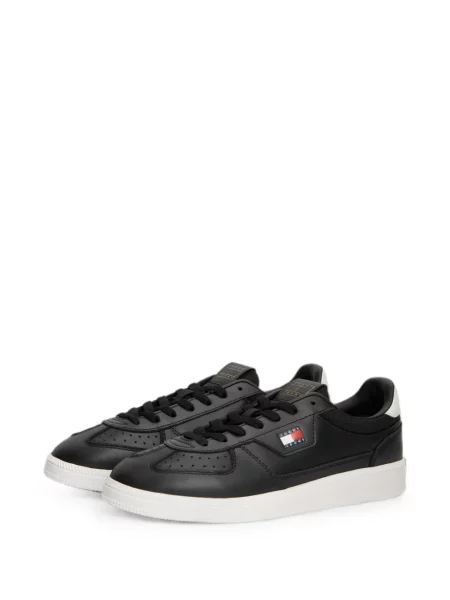 Sneakerși Tommy Hilfiger cu autograf negru