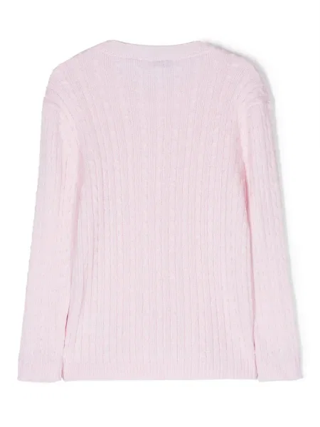 Sweter dziecięcy Siola różowy