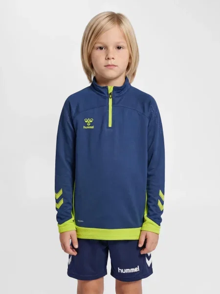 Kurtka Hummel hmlLEAD half zip niebieska
