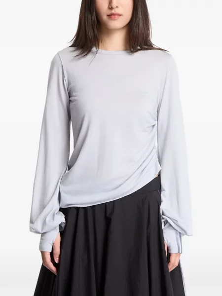 Top Y-3 drapat gri