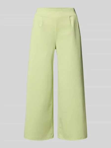 Spodnie dresowe wide leg z elastycznym pasem model Kate' Ichi