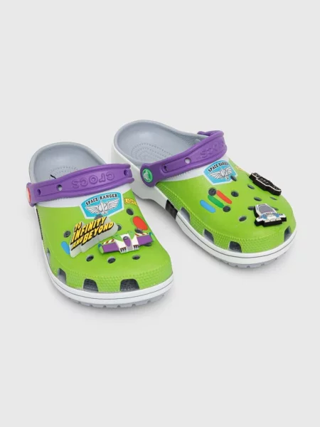 Crocs papuci Toy Story Buzz Classic Clog femei verde