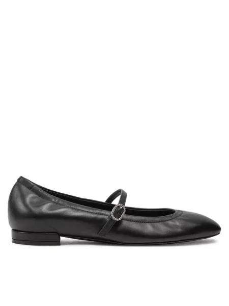 Балетки Stuart Weitzman без каблука черные