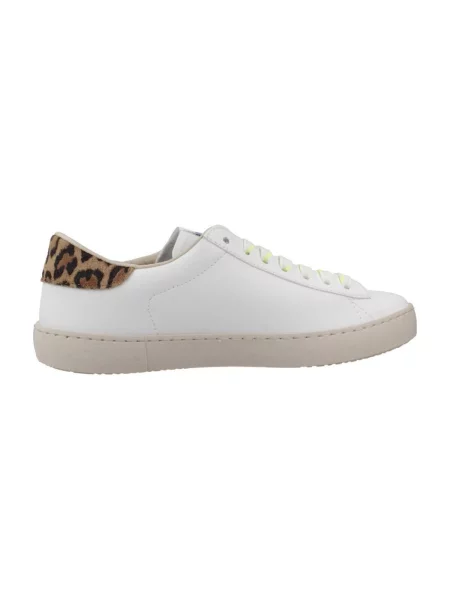Pantofi Victoria cu imagine cu imprimeu animal print alb