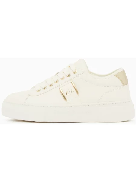 Sneakerși Armani Exchange alb