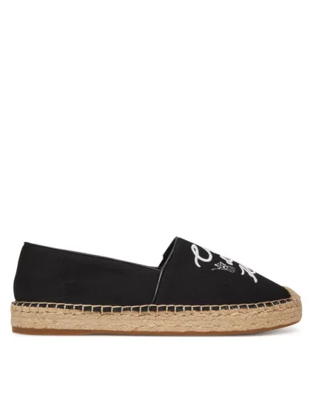Espadrile KARL LAGERFELD črna