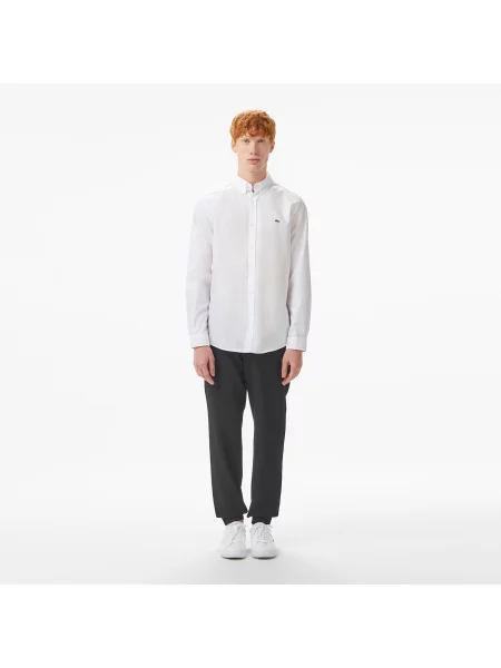 Lacoste Koszula Regular Fit biała