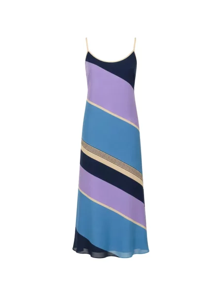 Rochie maxi Baobab cu dungi albastru