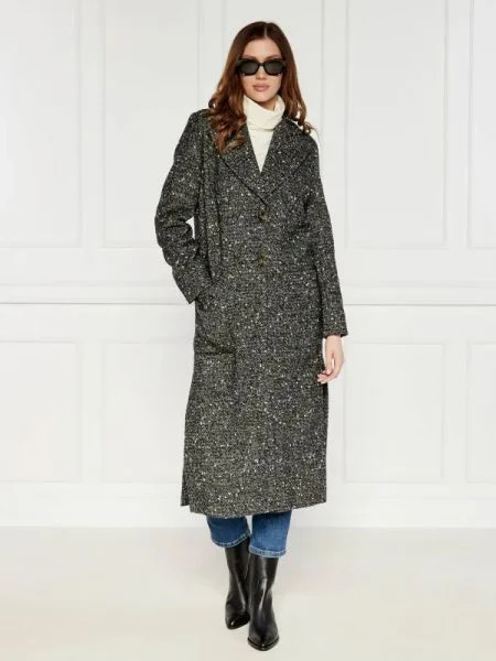 Marella Palton DAVIDE cu adaos de lână gri