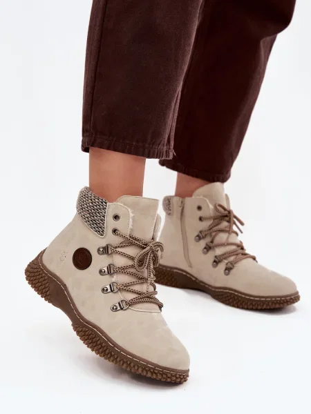 Zateplené kozačky Boto béžové