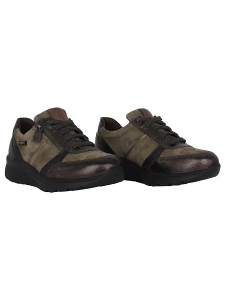 Sneakersy Mephisto zamszowe brązowe