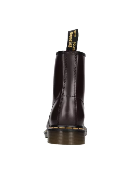 Botki Dr. Martens skórzane czerwone