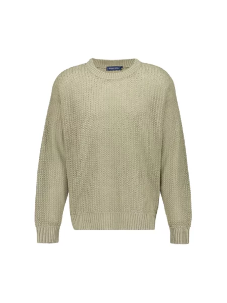 Lniany sweter Frescobol Carioca beżowy